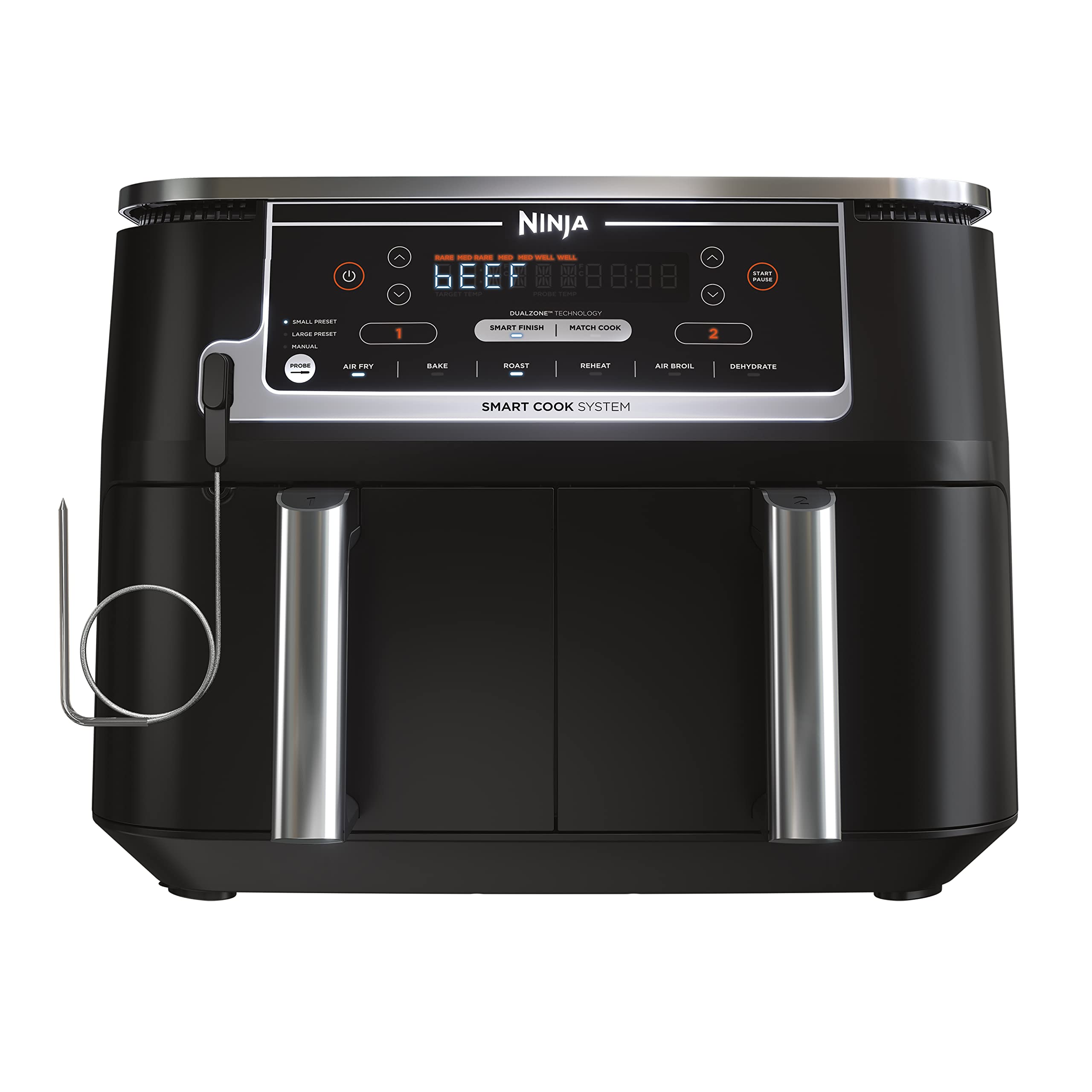 预发布站点、【Electronics】【BS】Ninja DZ201 Foodi 8 Quart 6-in-1 DualZone 2-Basket Air Fryer with 2 Independent Frying Baskets、-12345