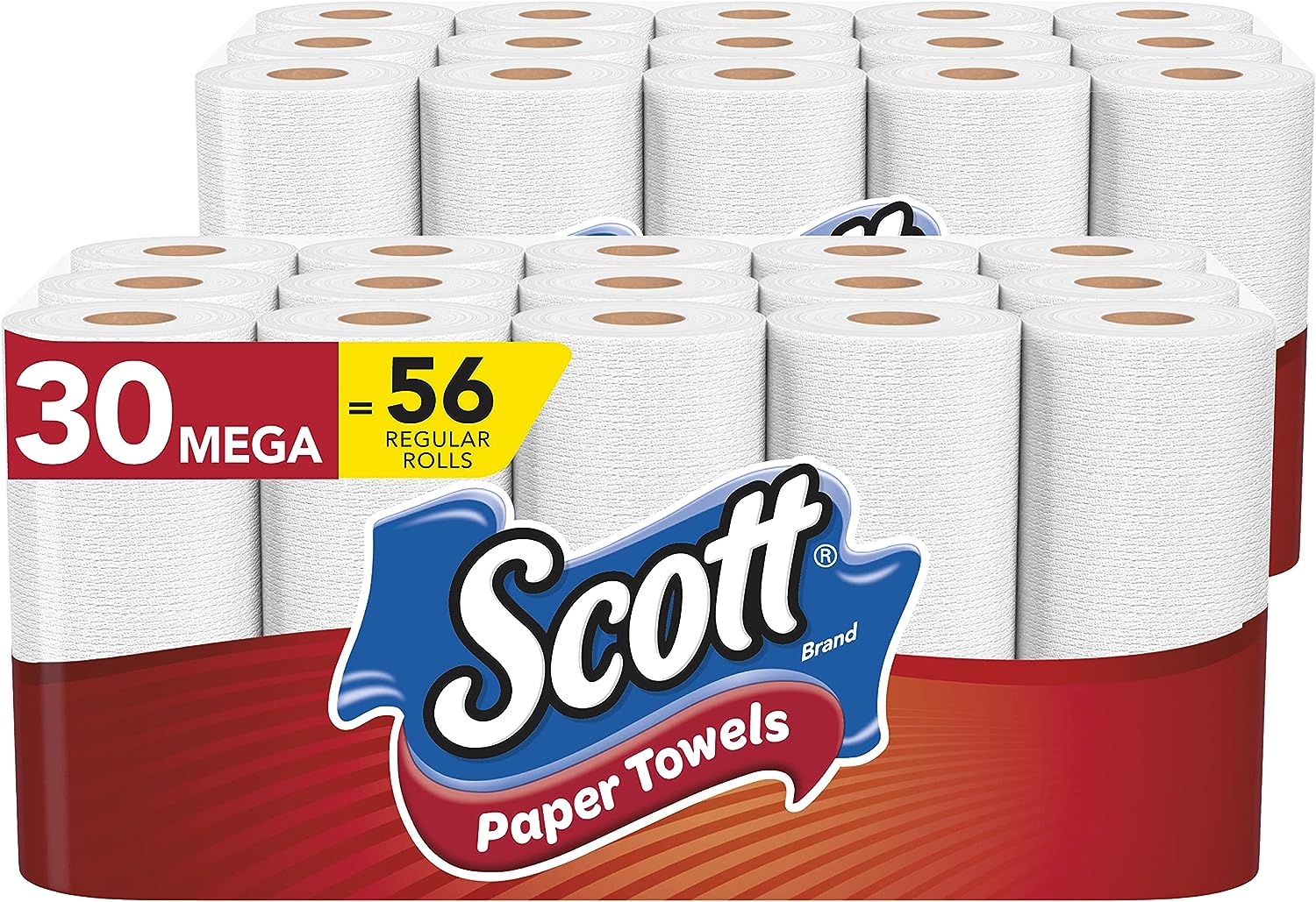 Scott Paper Towels, Choose-A-Sheet - 30 Mega Rolls (2 Packs of 15) = 56 Regular Rolls (102 Sheets Per Roll)111mysite