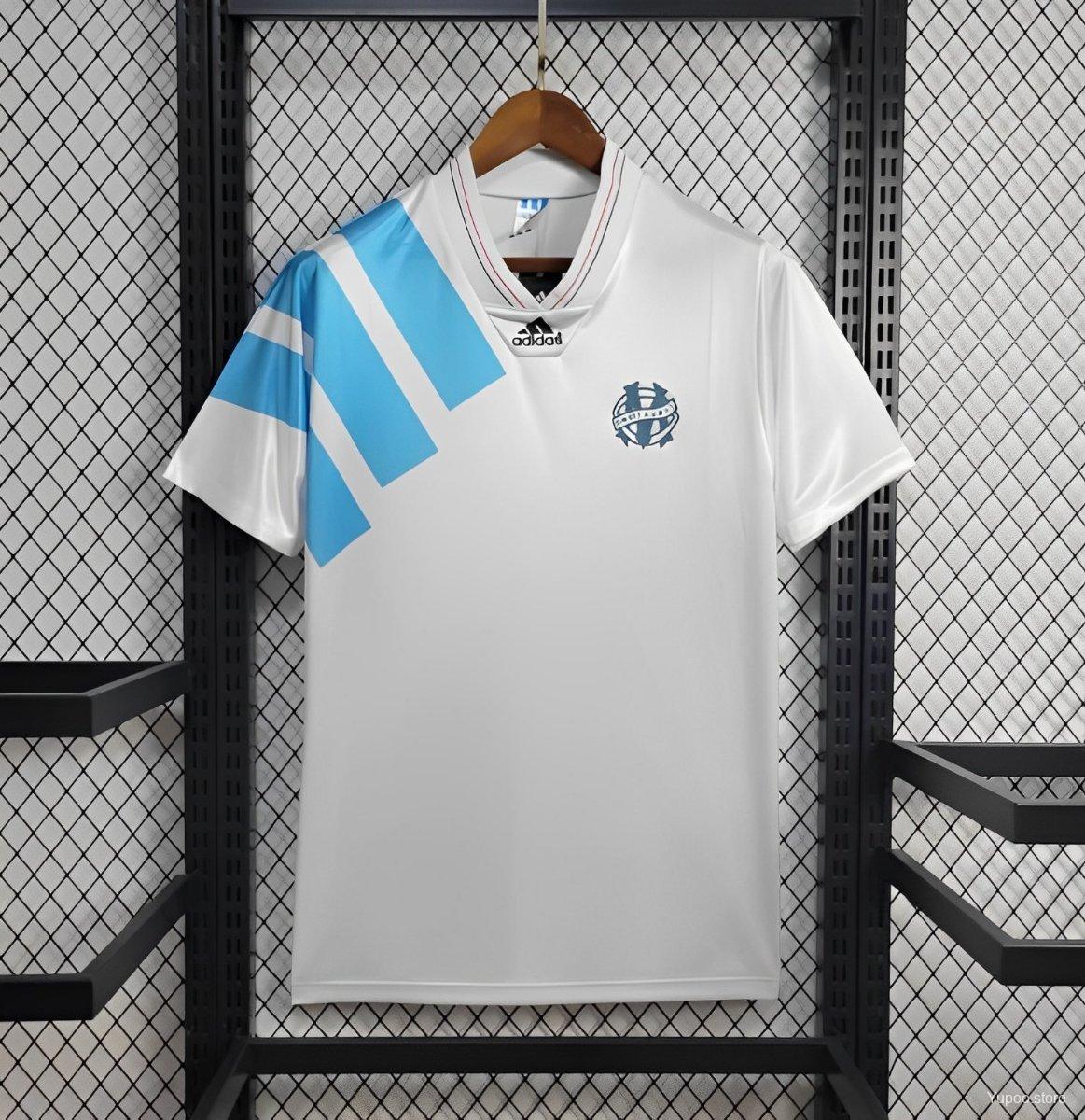 Retro Marseille 1992-93 European Home Jersey111