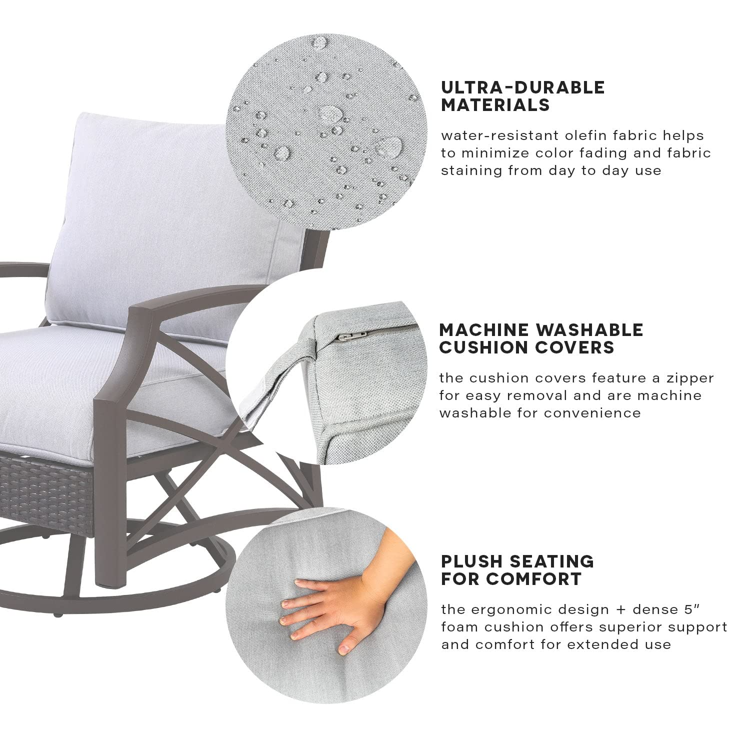 预发布站点、【Furniture】Kinger Home Propane Brazier Table 5-Piece Set, Suitable for Outdoor Patios、mysite-12345