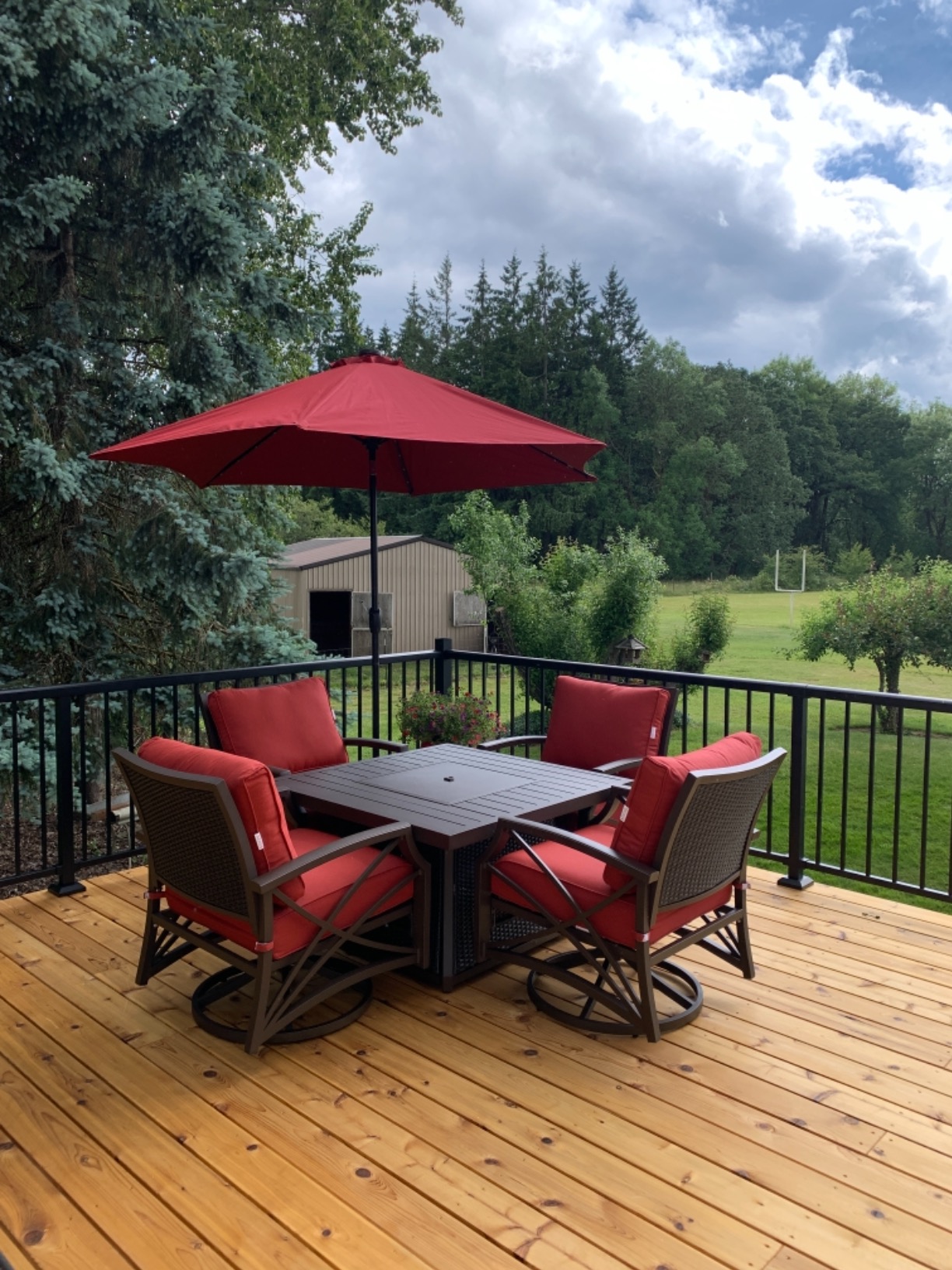 预发布站点、【Furniture】Kinger Home Propane Brazier Table 5-Piece Set, Suitable for Outdoor Patios、mysite-12345