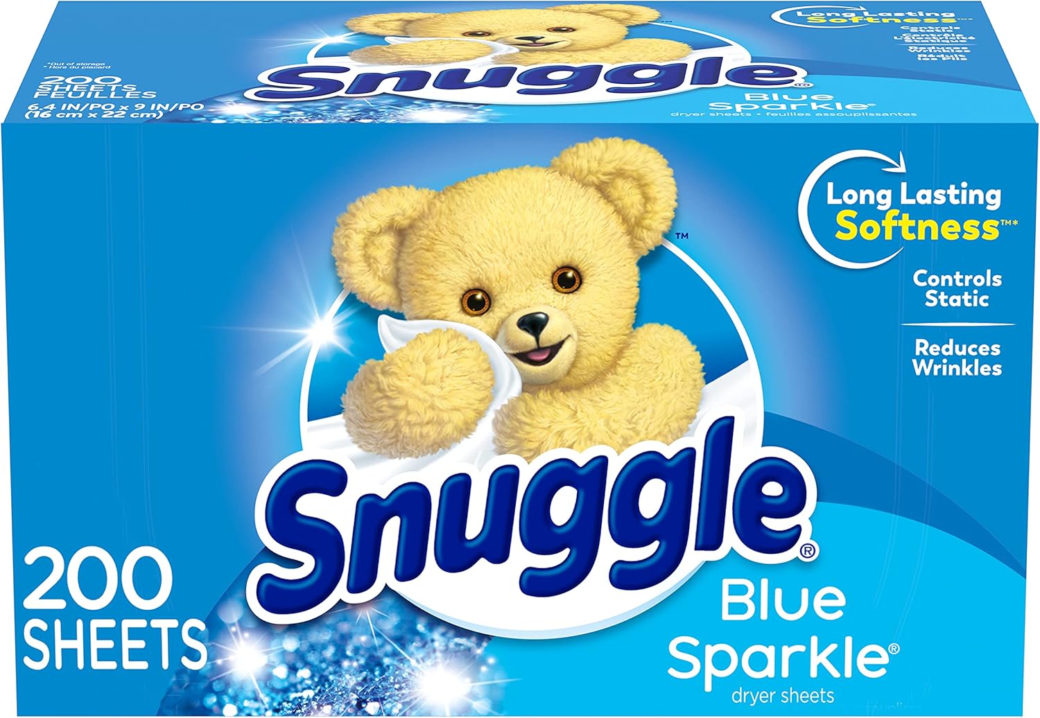 8888Snuggle Fabric Softener Dryer Sheets, Blue Sparkle, 200 Count111mysite
