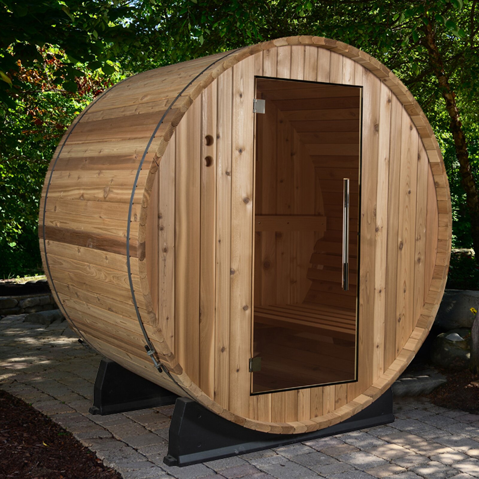 预发布站点、【Sports&Outdoors】Almost Heaven Saunas Salem 2 - Person Traditional Steam Sauna in Cedar、-12345