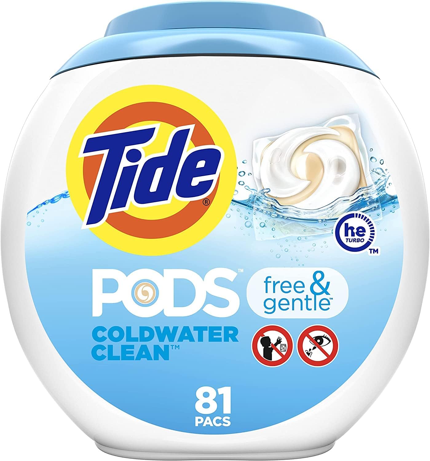 Tide PODS Free & Gentle Laundry Detergent Soap Pods, 81 count111mysite