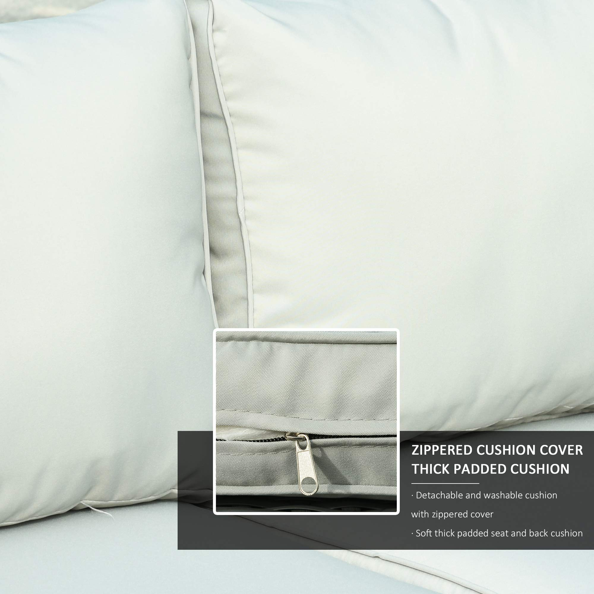 预发布站点、【Furniture】6-PCs Patio Furniture Set Outdoor Wicker Sofa Set with Tea Table Gas Spring & Soft Cushion、mysite-12345