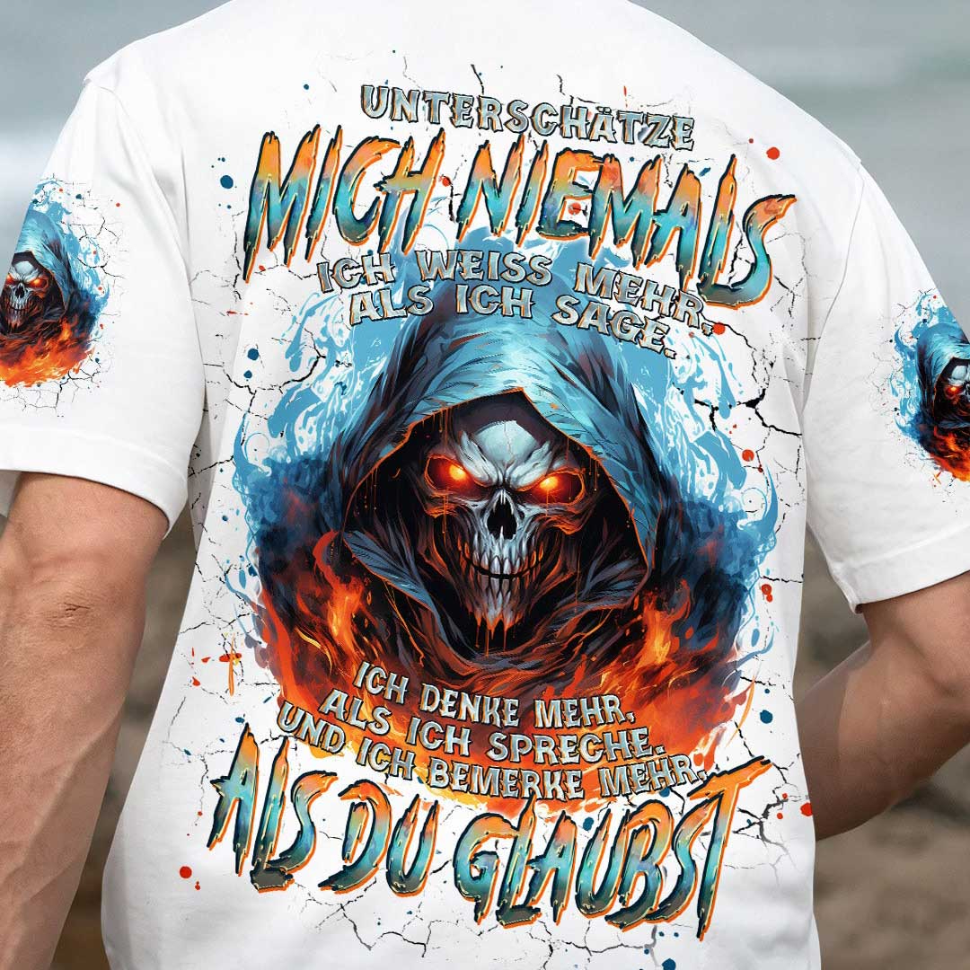 预发布站点、Never Underestimate Me Full Edition Men's T-Shirt、xsh-12345