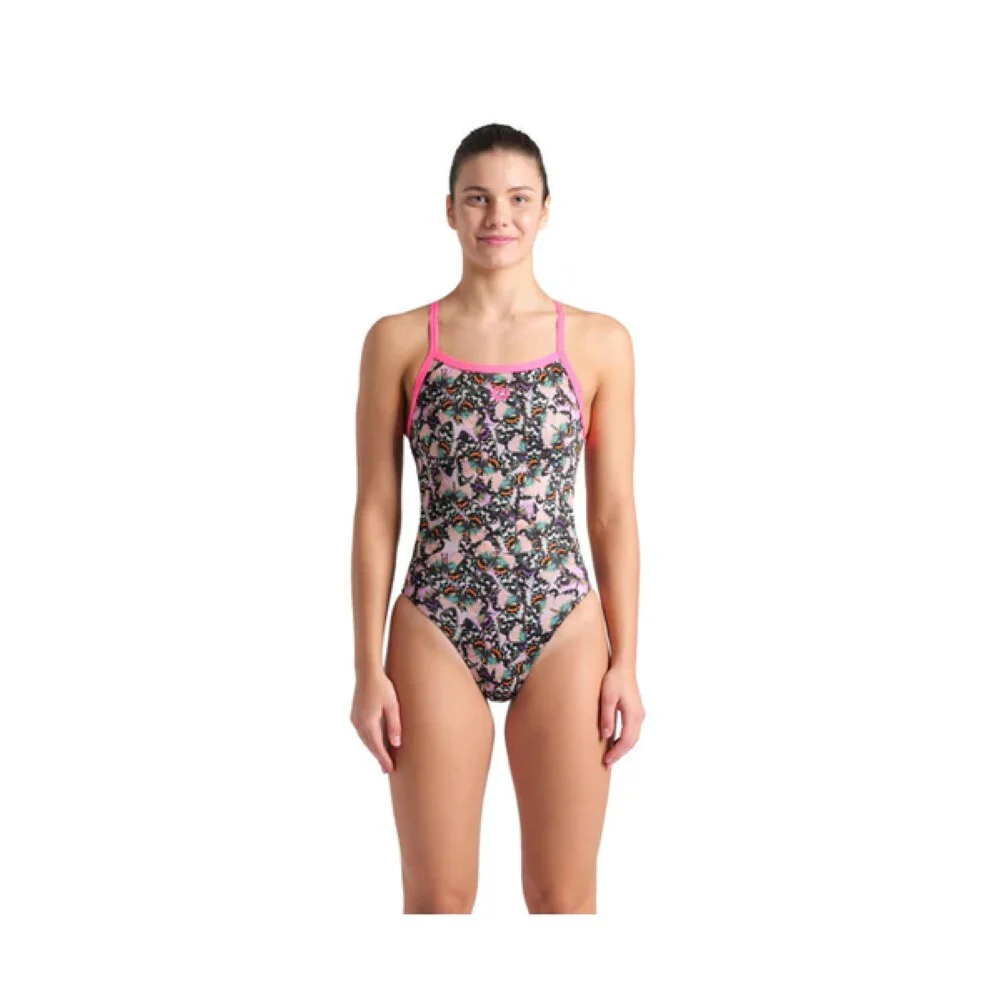预发布站点、ARENA Women's Butterflies One Piece Swimsuit Challenge Back、mysite-12345
