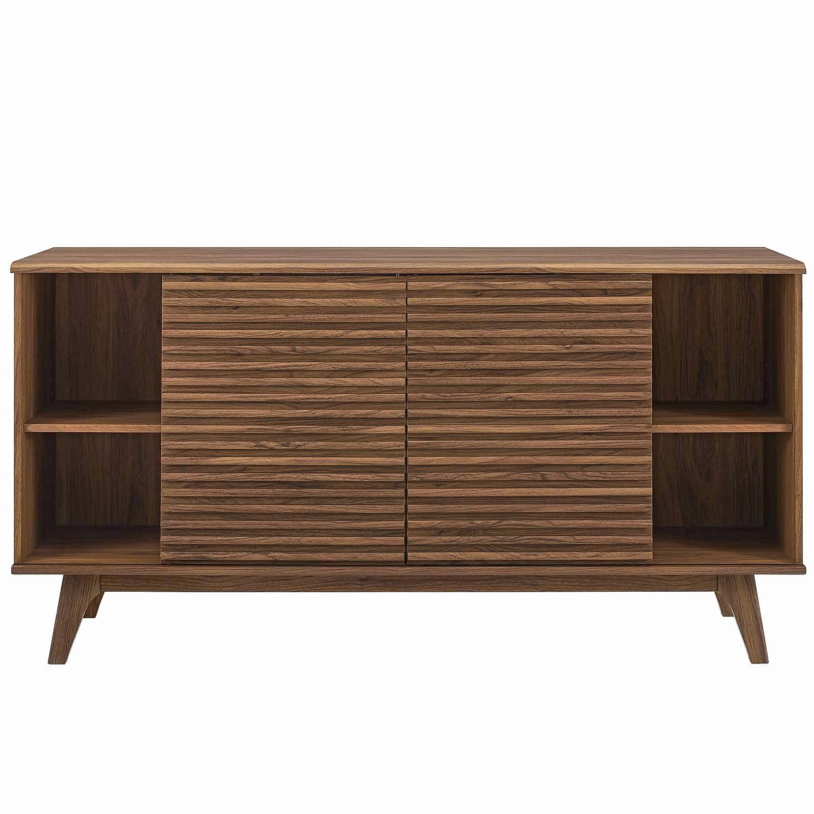 预发布站点、【Furniture】【BS】Carson Carrington Lagered Sideboard Buffet Table - Walnut、-12345