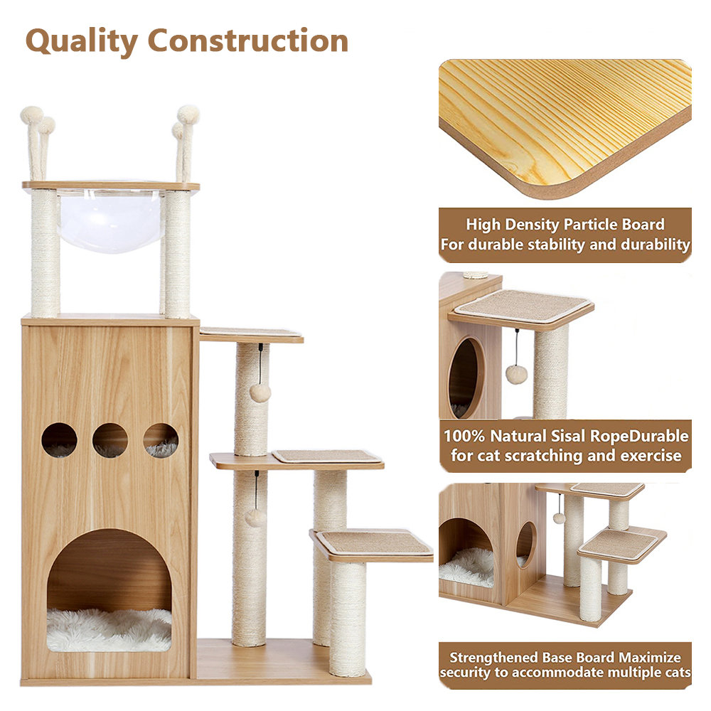 预发布站点、【Pet】52" Tavion Multi-level Cat Tree、-12345