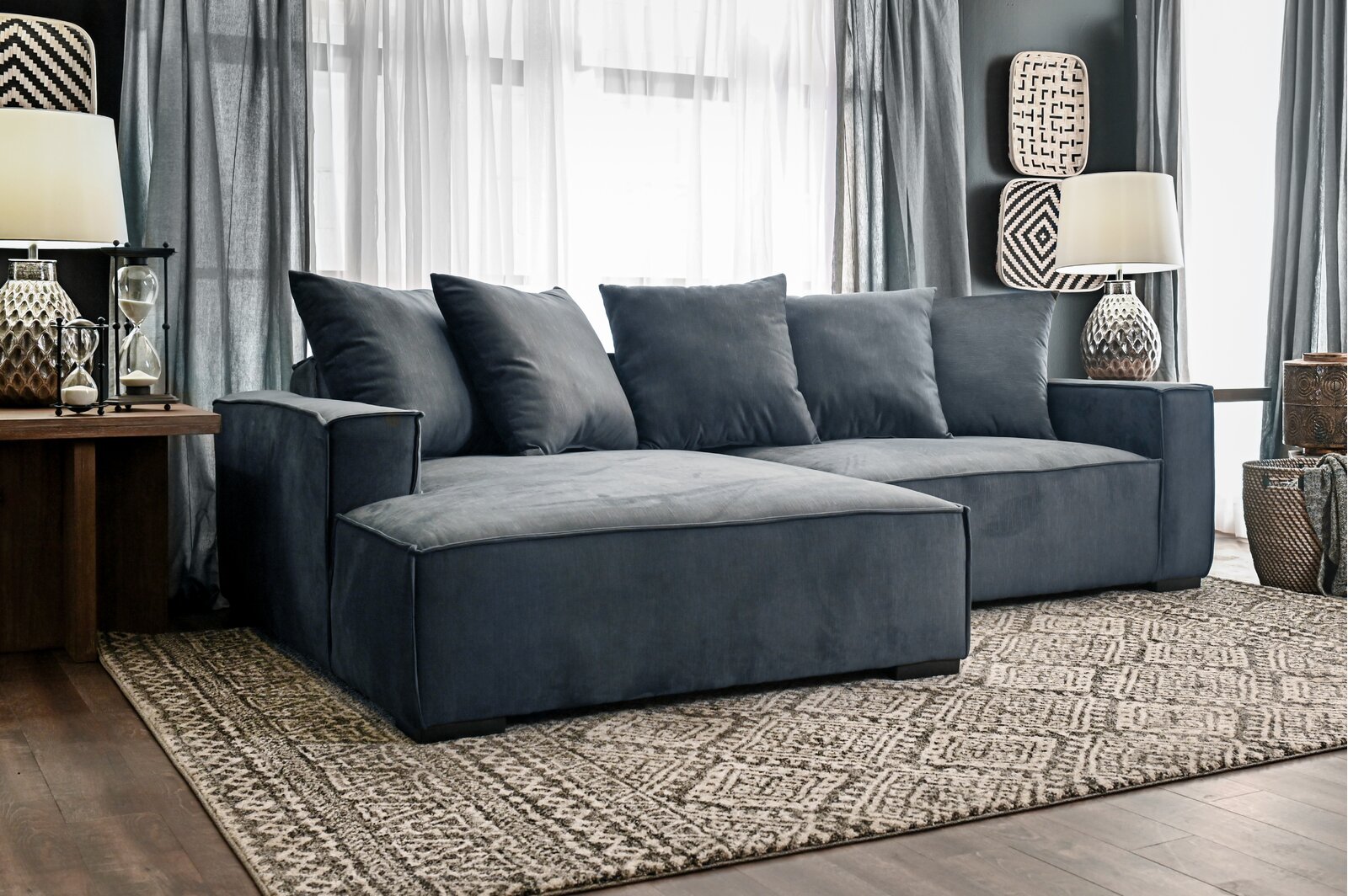预发布站点、【Furniture】Madison 2 - Piece Upholstered Chaise Sectional、-12345