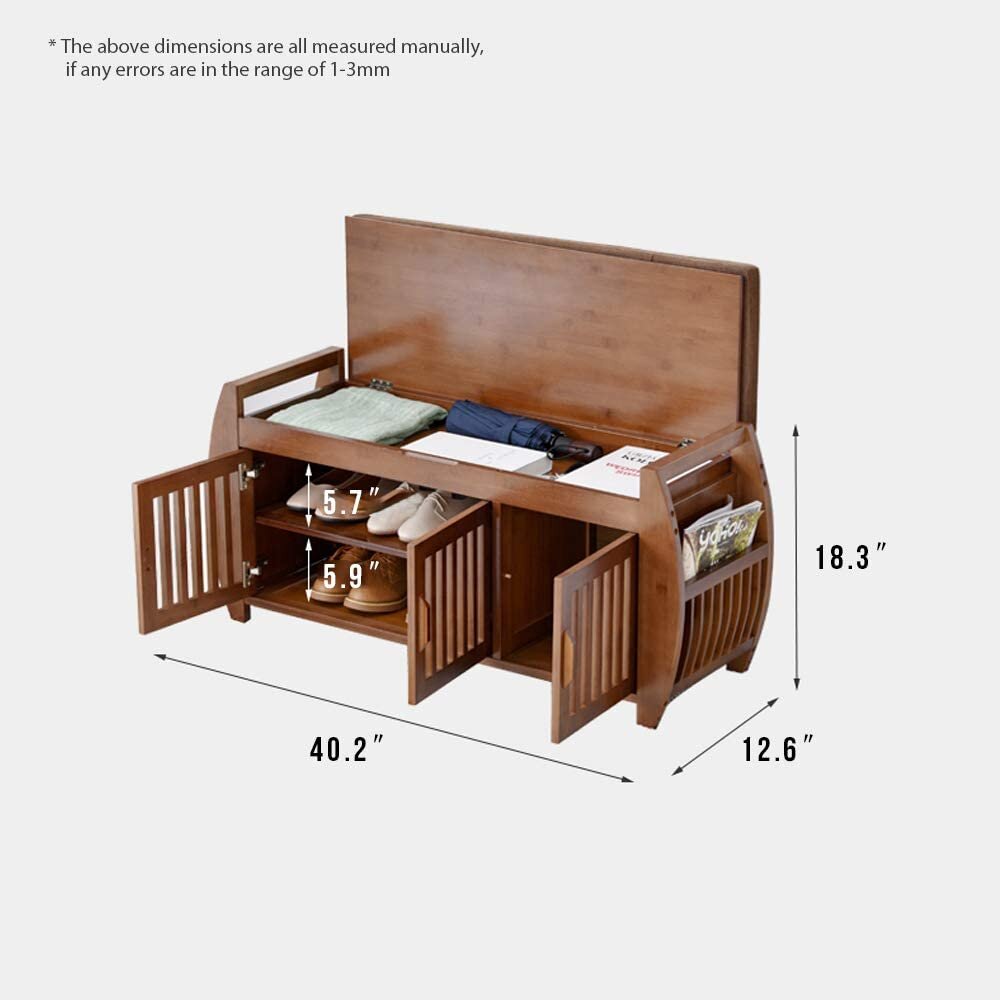 预发布站点、【Furniture】10 Pair Shoe Storage Bench、-12345