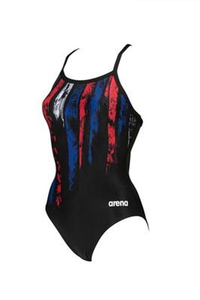 预发布站点、ARENA Womens Team Painted Stripes Light Drop Back One Piece、mysite-12345