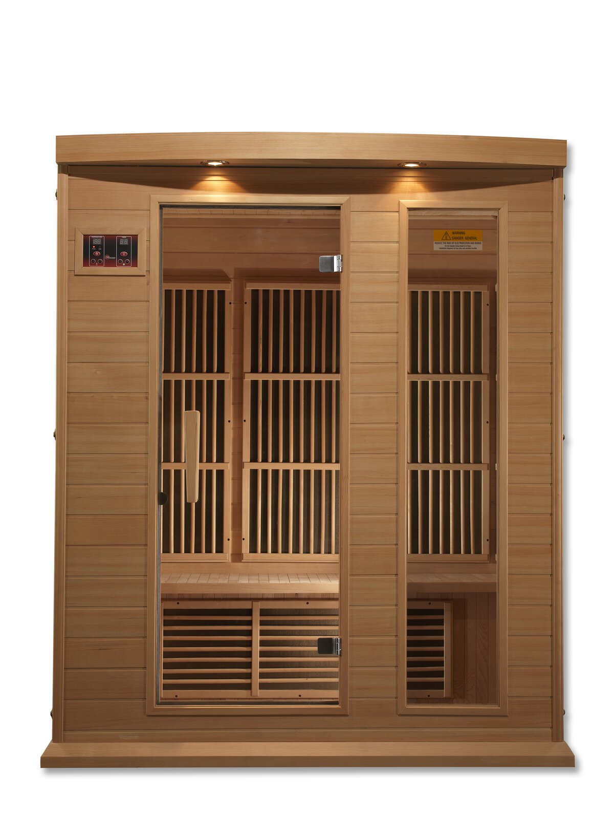预发布站点、【Sports&Outdoors】Dynamic Infrared 3 - Person Indoor FAR Infrared Sauna in Hemlock、-12345