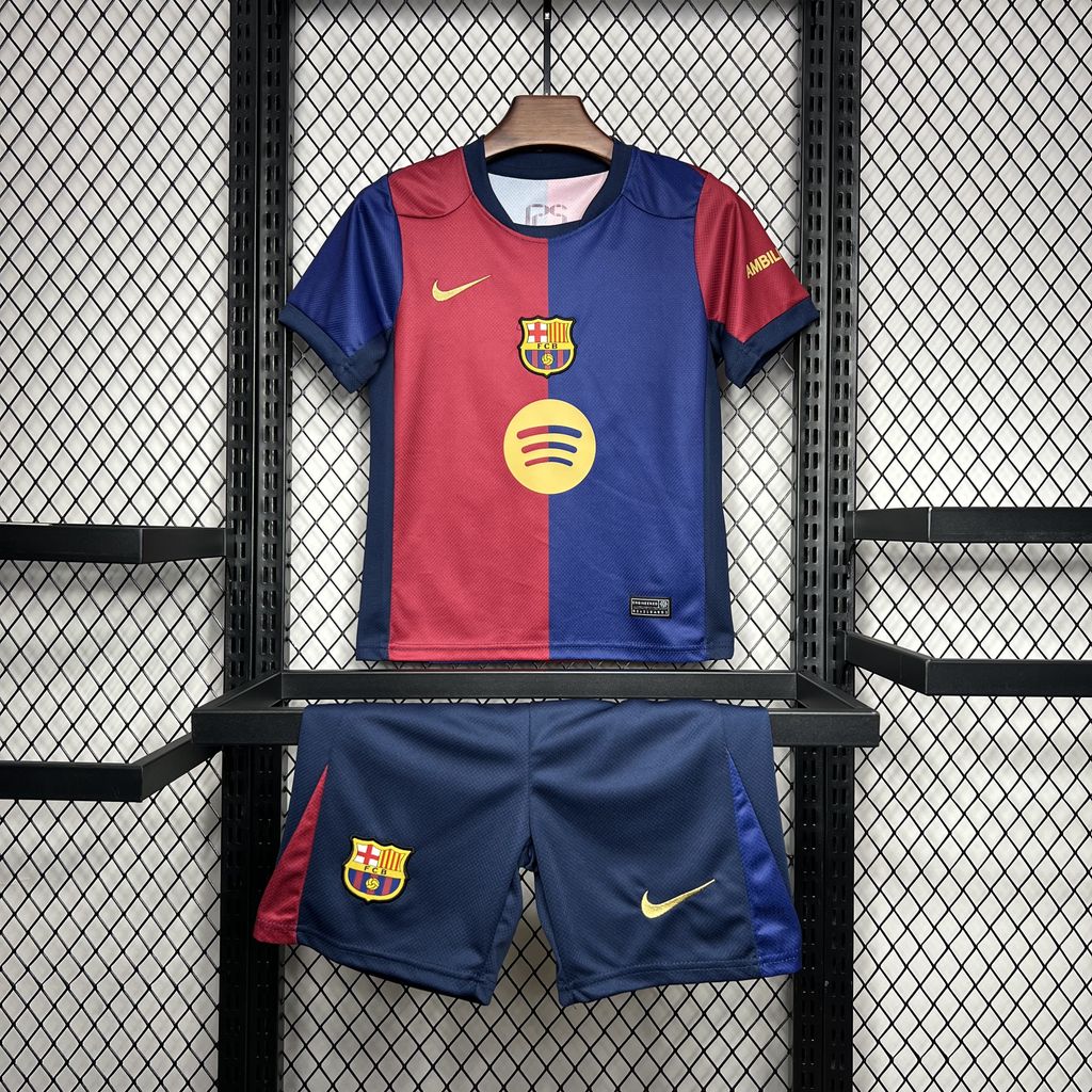 B.A.R.S.A 24-25 Home Stadium Kids Kit with Big Logo111