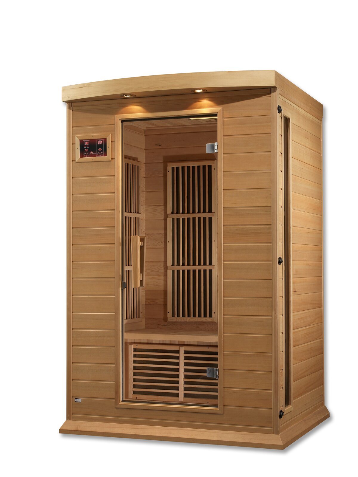 预发布站点、【Sports&Outdoors】Dynamic Infrared Maxxus 2 - Person Indoor Bluetooth Compatible FAR Infrared Sauna in Hemlock、-12345