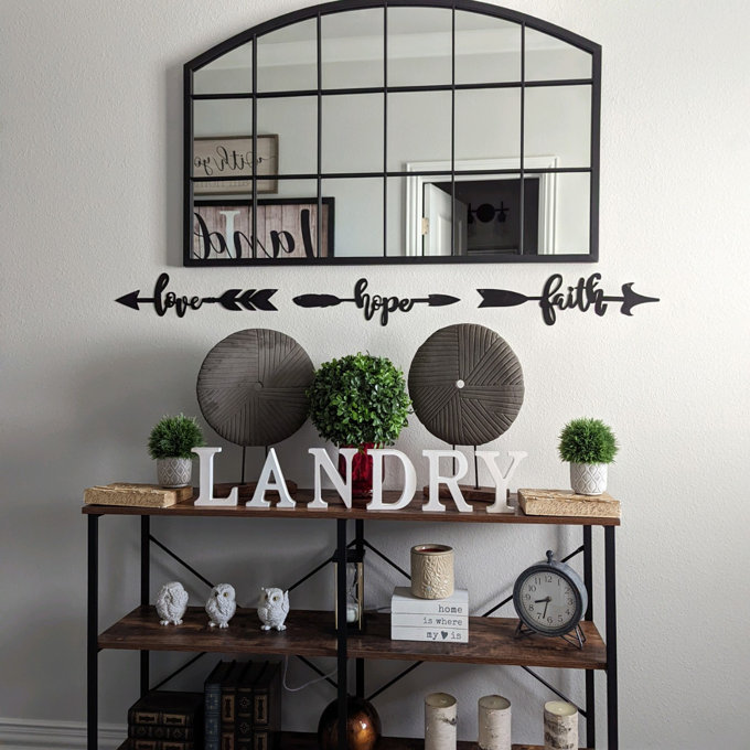 预发布站点、【Home Improvement】Kaxton Window Pane Metal Mirror、-12345