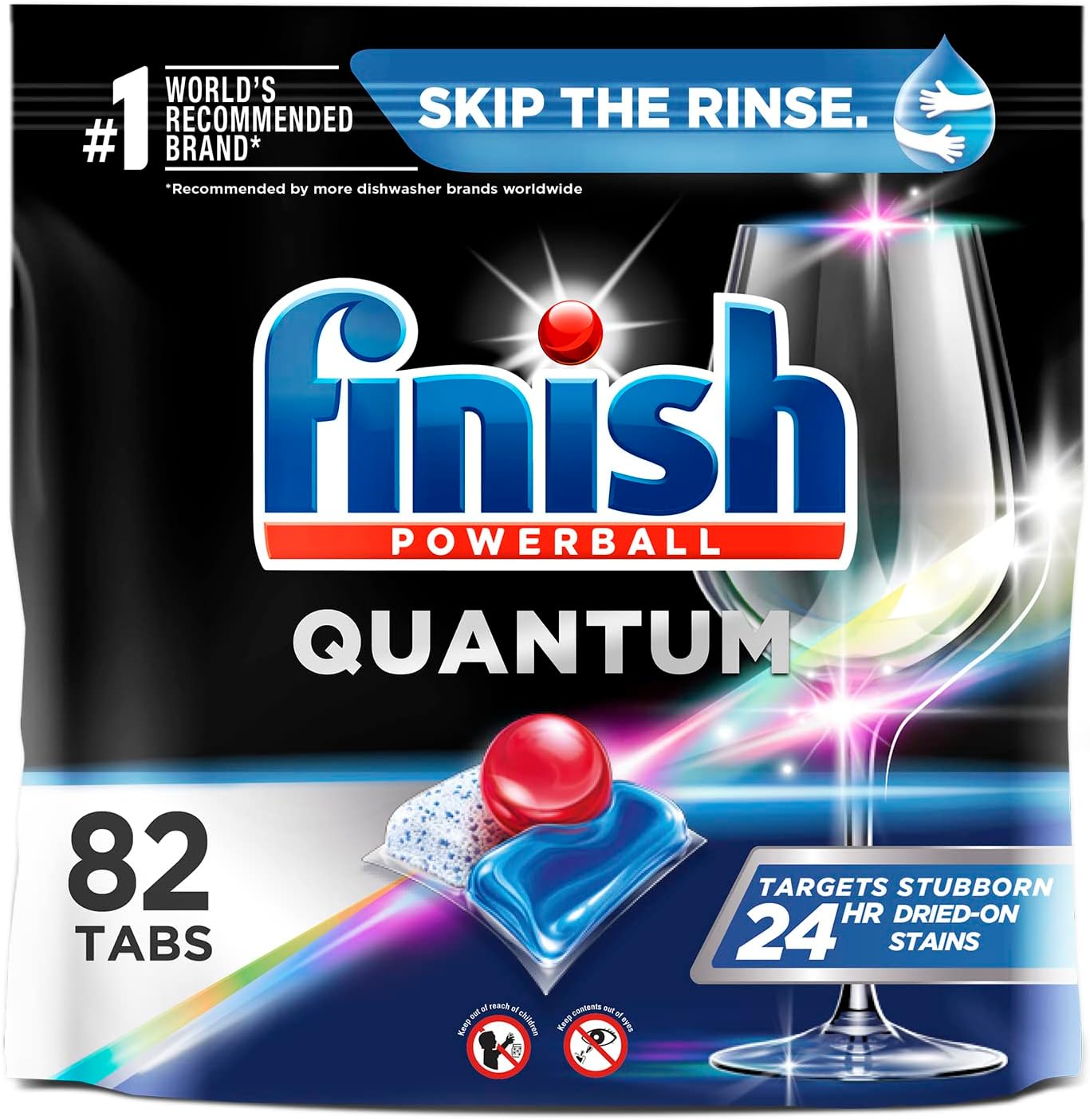 Finish - Quantum - 82ct - Dishwasher Detergent - Powerball - Ultimate Clean & Shine - Dishwashing Tablets - Dish Tabs (Packaging May Vary)111mysite