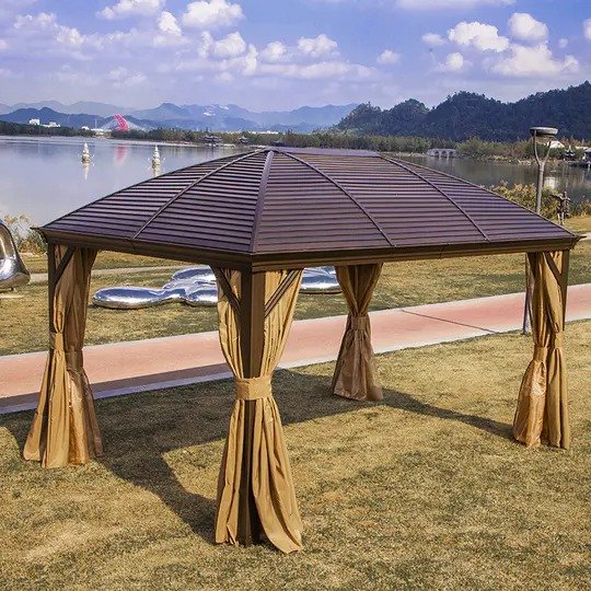 预发布站点、【Gazebo】3x4meter Aluminum frame Roof Gazebo Solid Roof Party Galvanized、mysite-12345