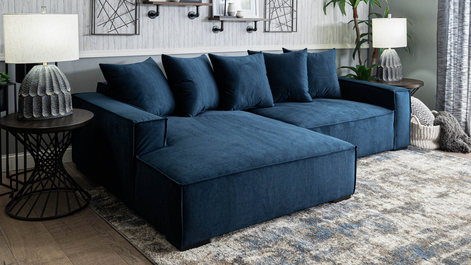 预发布站点、【Furniture】Madison 2 - Piece Upholstered Chaise Sectional、-12345