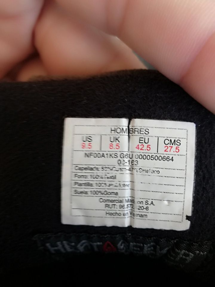 预发布站点、BOTAS NORTH FACE ORIGINALES SNOWFUSE TALLA 42.5、-12345