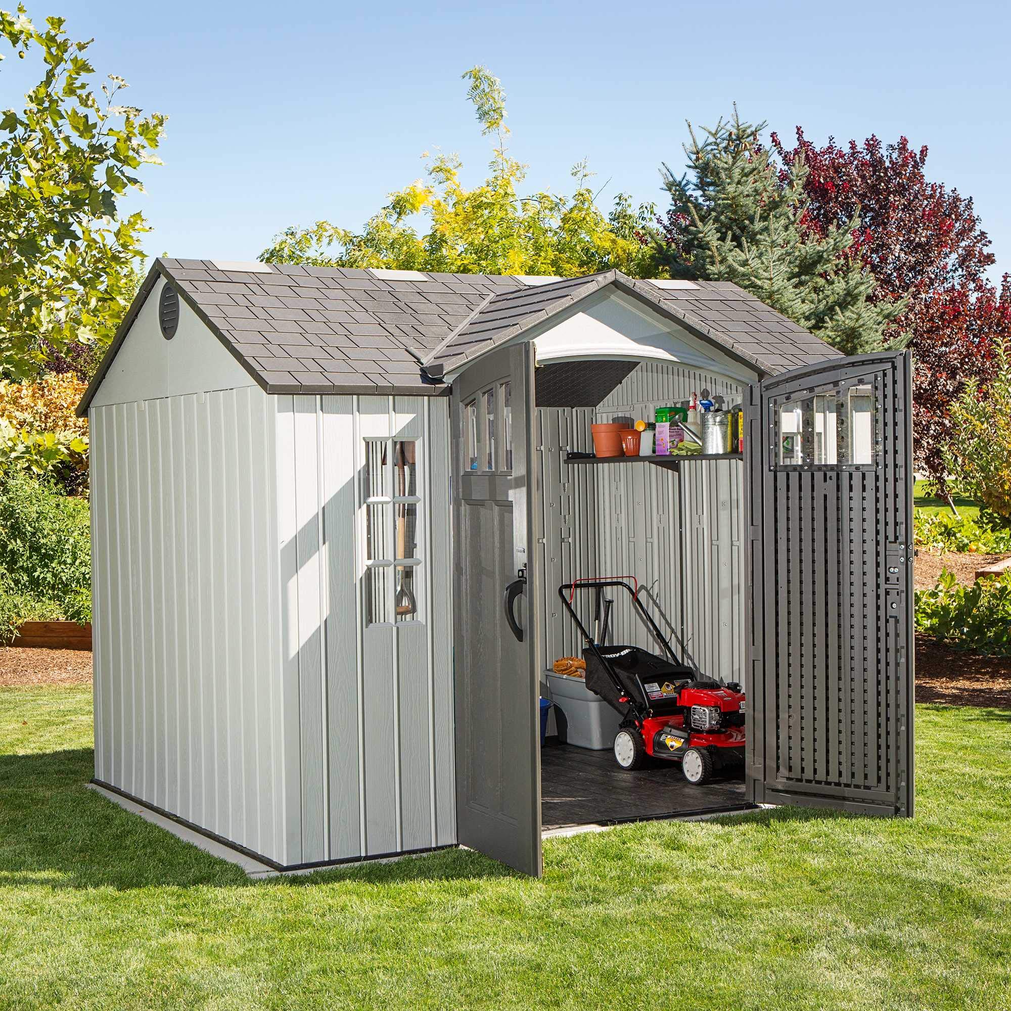 预发布站点、【Storage Shed】10 x 8 Ft. Outdoor Storage Shed, Gray、mysite-12345