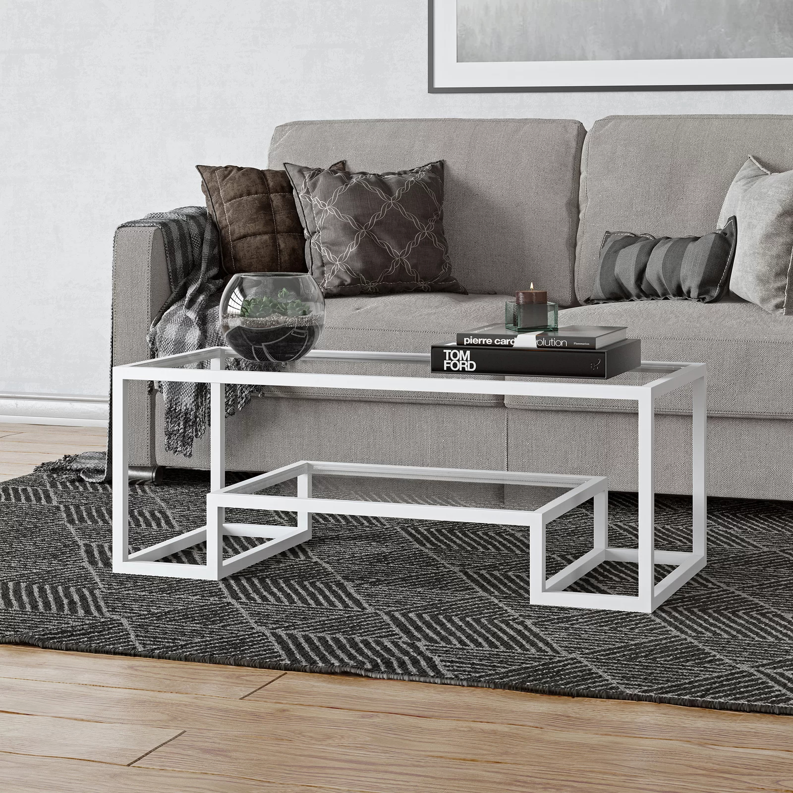 预发布站点、【Furniture】Shumake Frame Coffee Table with Storage、-12345