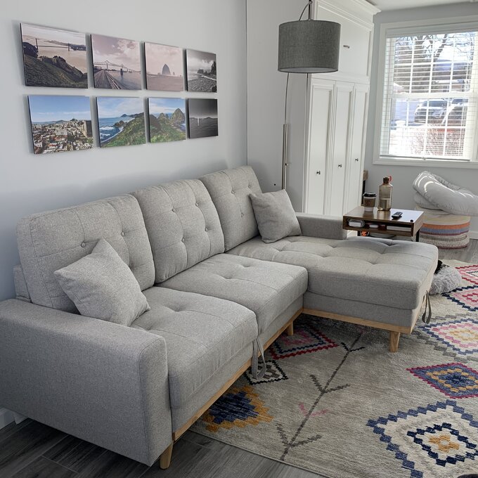 预发布站点、【Furniture】Jaheim 91'' Upholstered Sleeper Sofa、-12345