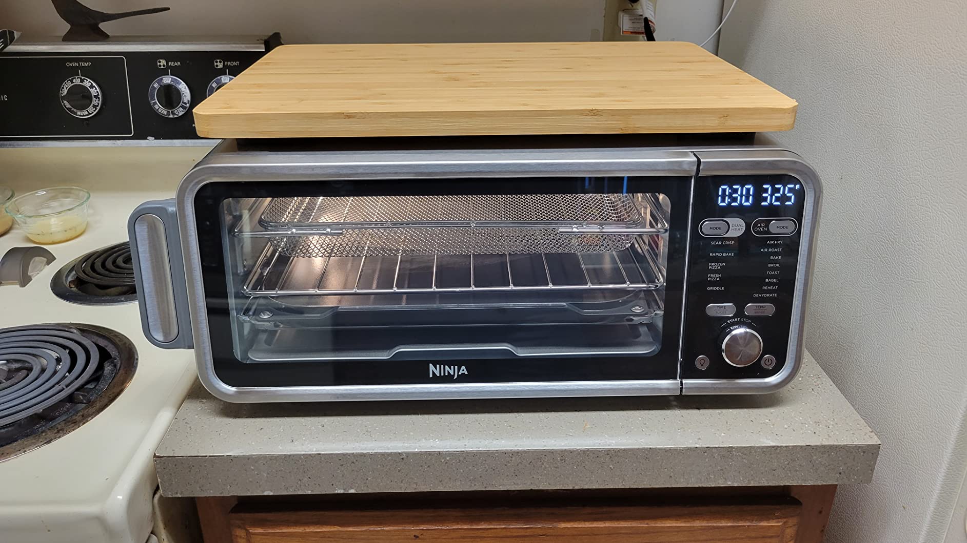 预发布站点、【Appliances】Ninja SP301 Dual Heat Air Fry Countertop 13-in-1 Oven with Extended Height, XL Capacity、-12345