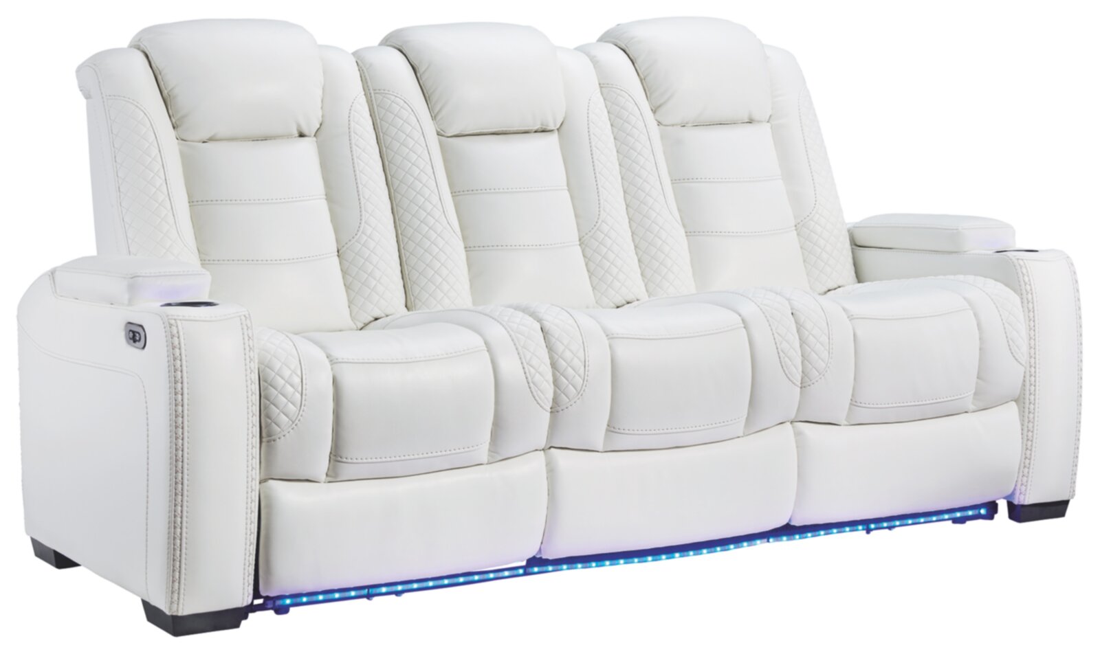 预发布站点、【Furniture】85.25'' Wide Home Theater Sofa with Cup Holder、-12345