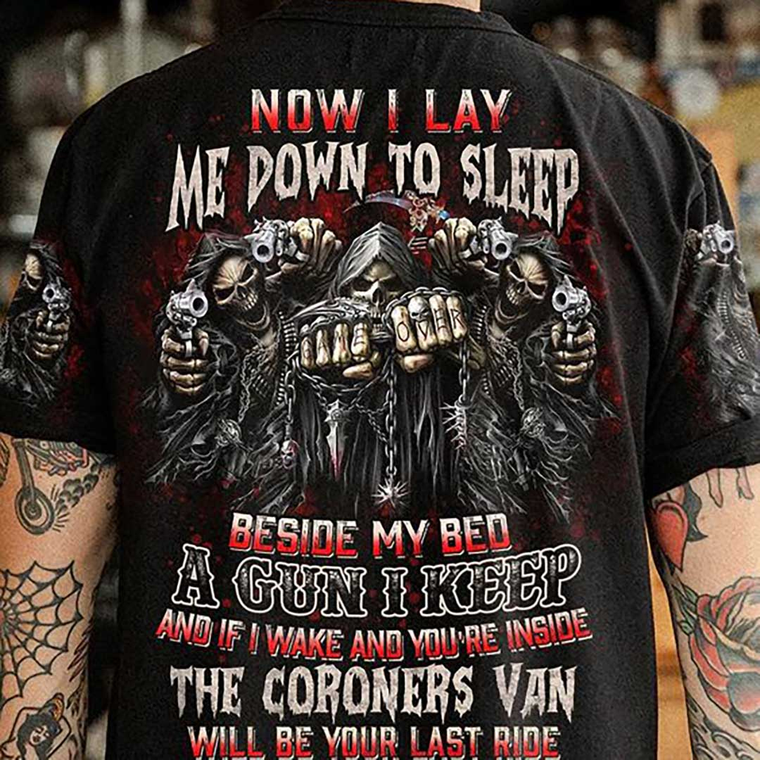 预发布站点、Now I Lay Me Down to Sleep All Over Print Men's T-Shirt、xsh-12345