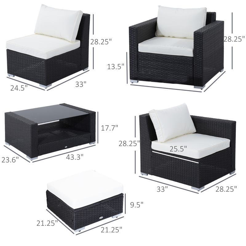 预发布站点、【Furniture】7Pc Rattan Set Outdoor Patio Furniture Sofa Table Sectional Wicker、mysite-12345