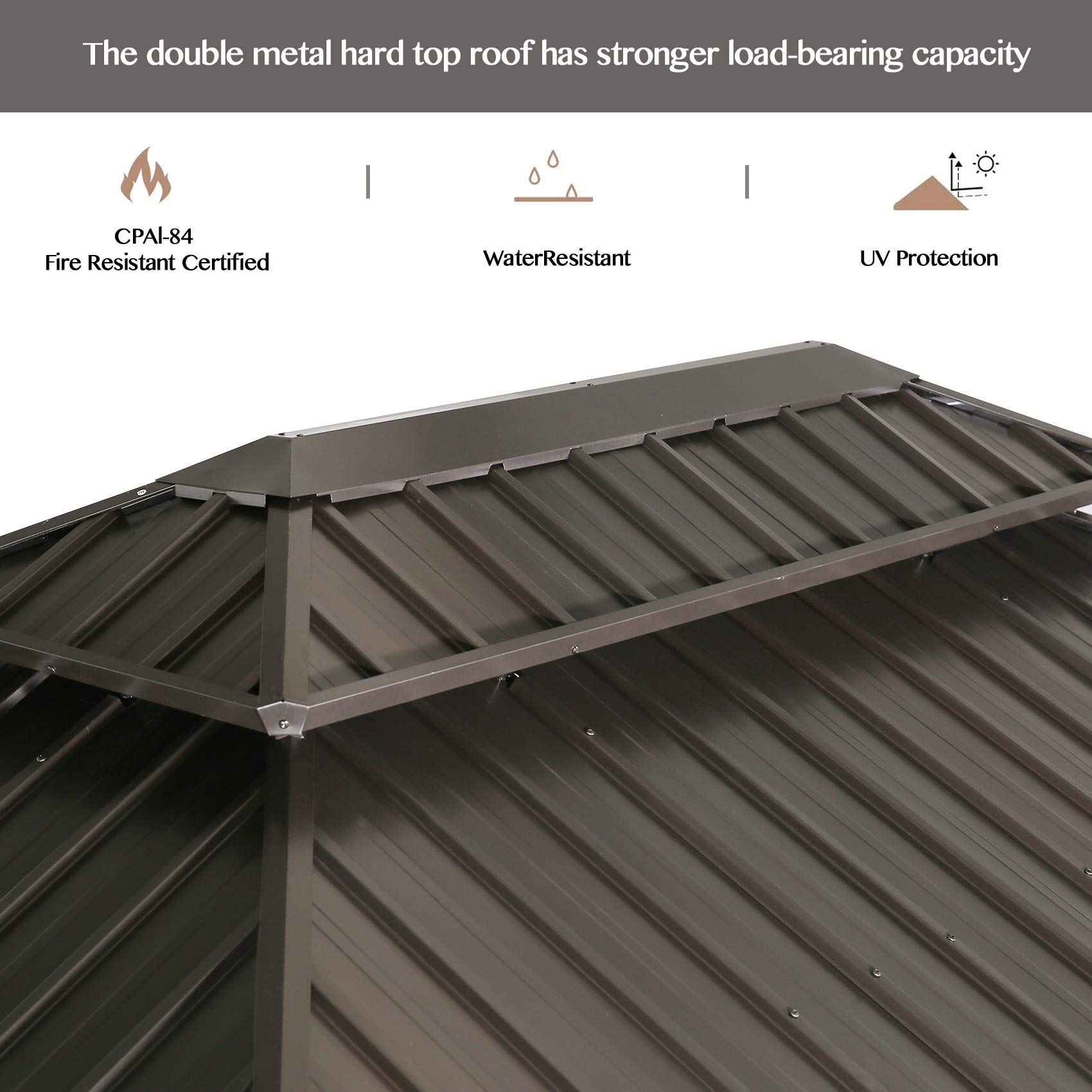 预发布站点、【Gazebo】Hardtop Gazebo with Netting and Curtains for Patios, Gardens, Lawns & Outdoor Activities、mysite-12345