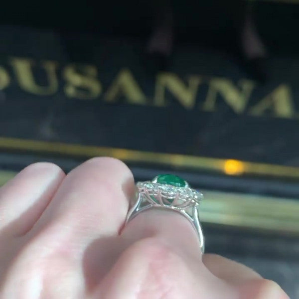预发布站点、5ct Oval Cut Emerald Engagement Ring、testother-12345