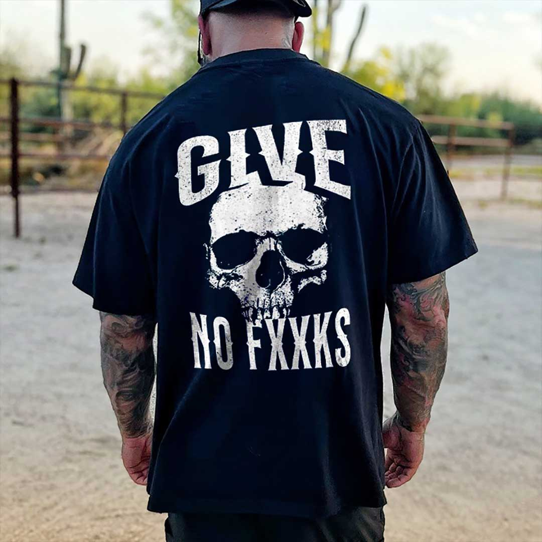 预发布站点、Give No Fxxks Casual Men's T-Shirt、xsh-12345