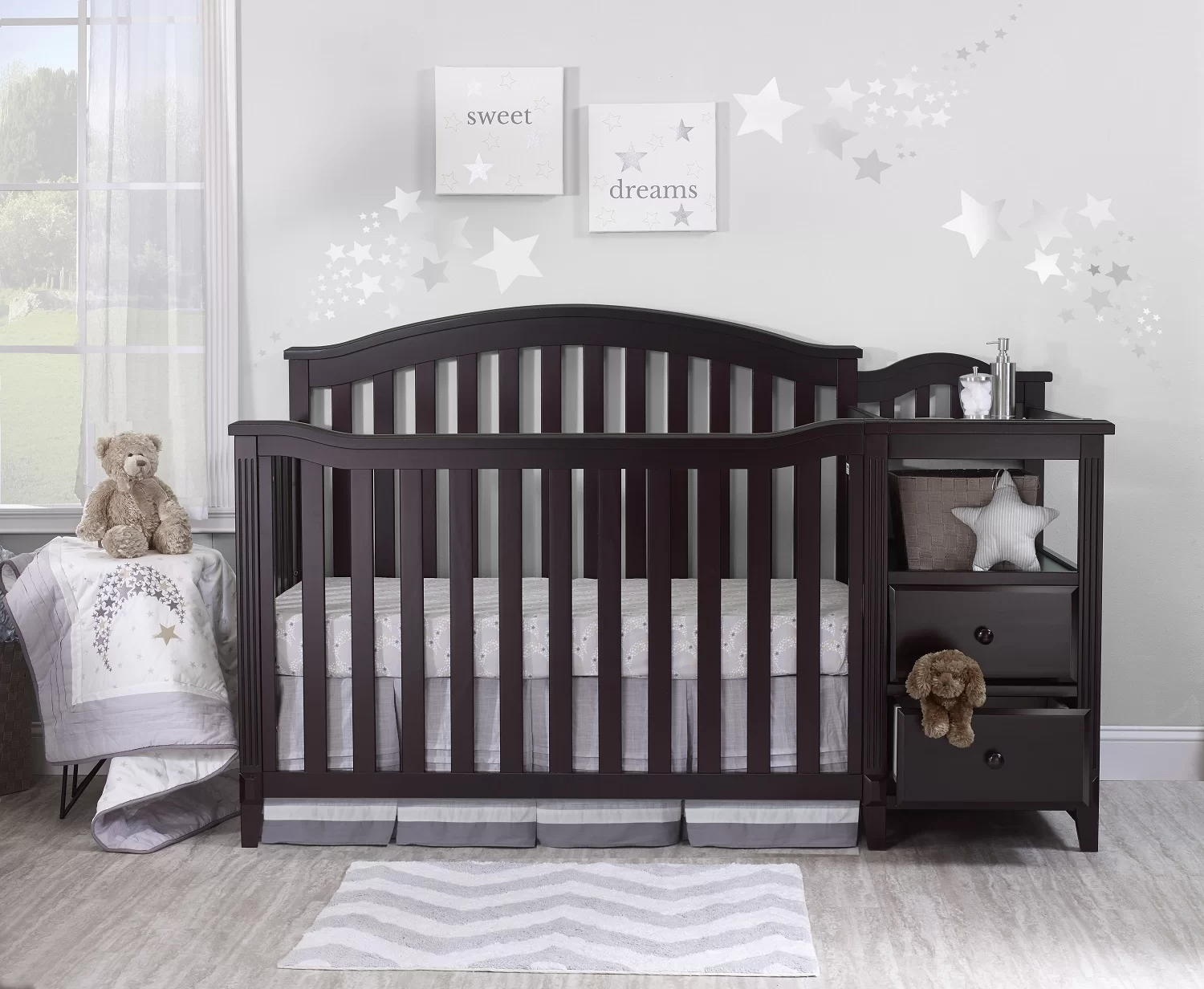 预发布站点、【Baby&Kids】Berkley 4-in-1 Convertible Crib and Changer、-12345