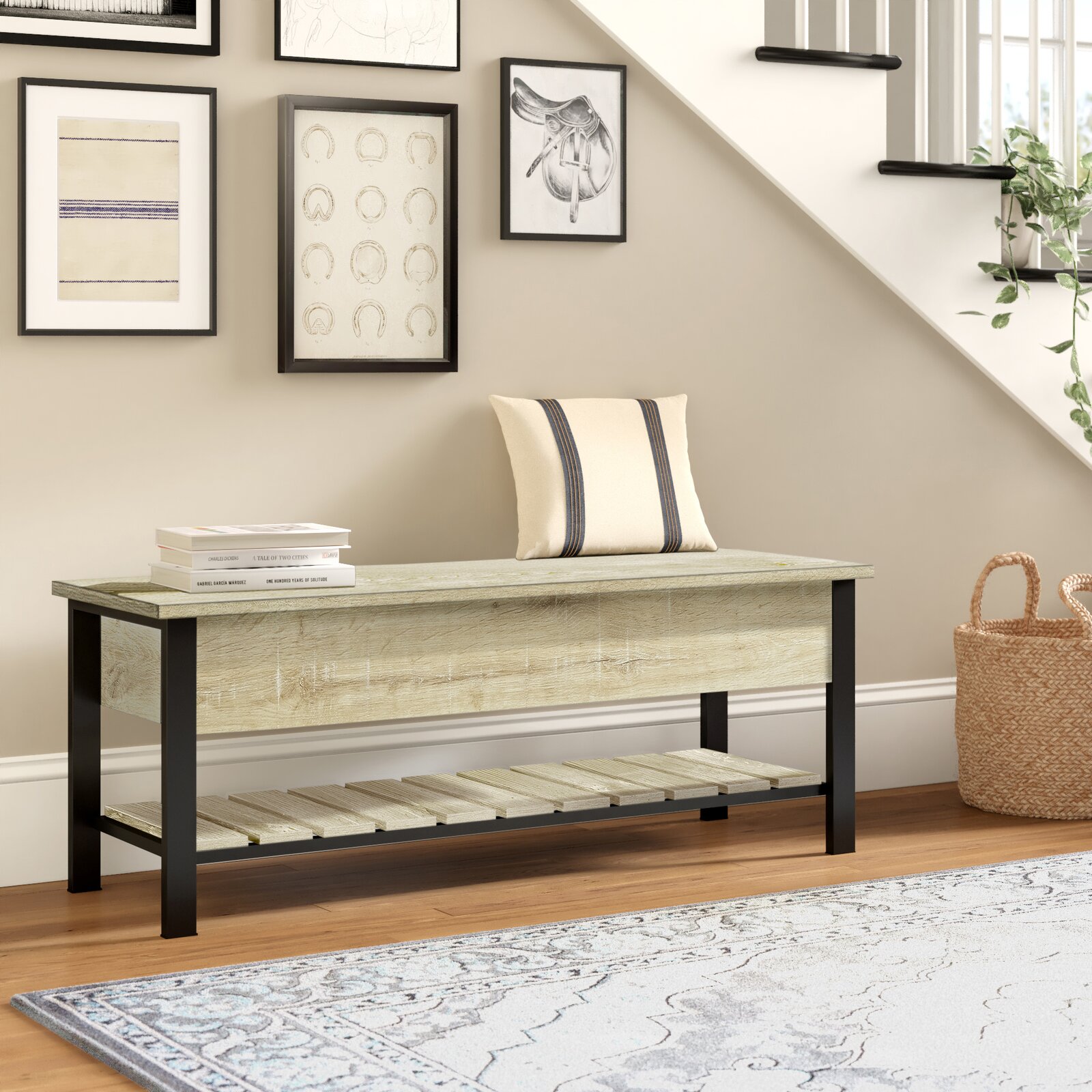 预发布站点、【Furniture】Ochlocknee Flip Top Storage Bench、-12345