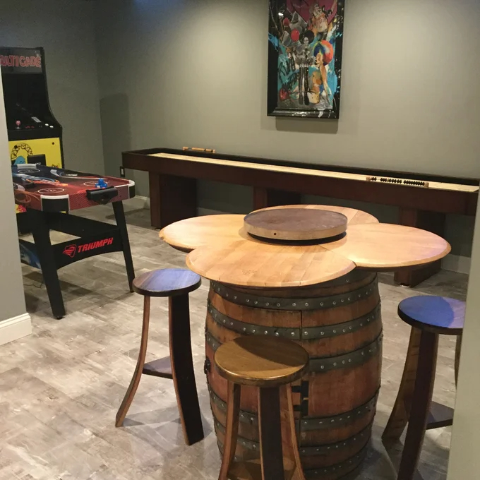 预发布站点、【Furniture】Uniontown 4 - Person Counter Height Solid Oak Dining Set、-12345