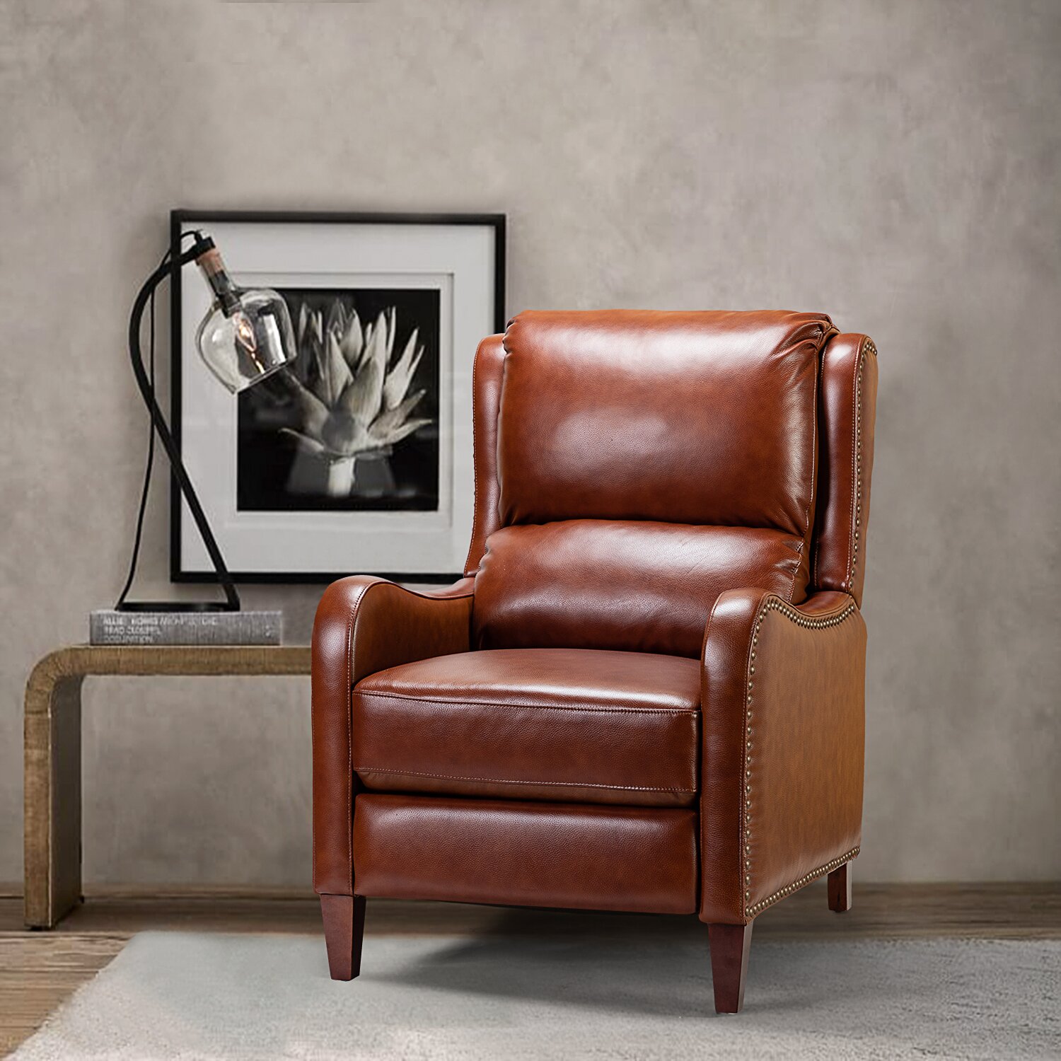 预发布站点、【Furniture】Westmere Leather Recliner、-12345