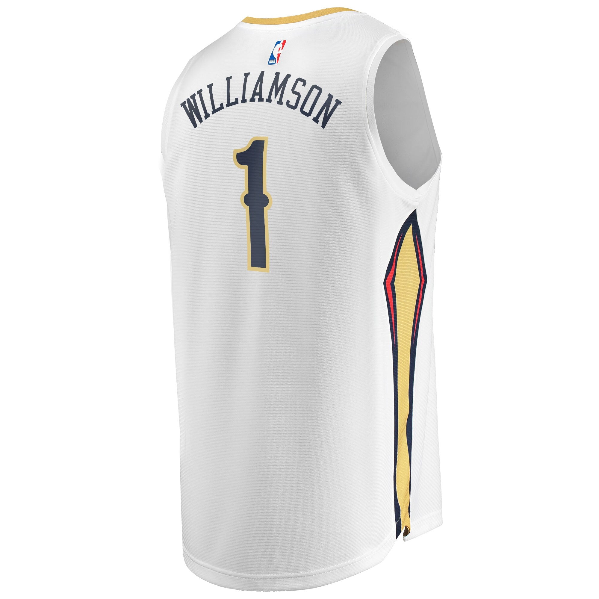 预发布站点、Zion Williamson New Orleans Pelicans Fanatics Branded Replica Fast Break Jersey White - Association Edition、FF-CUSTOM-12345
