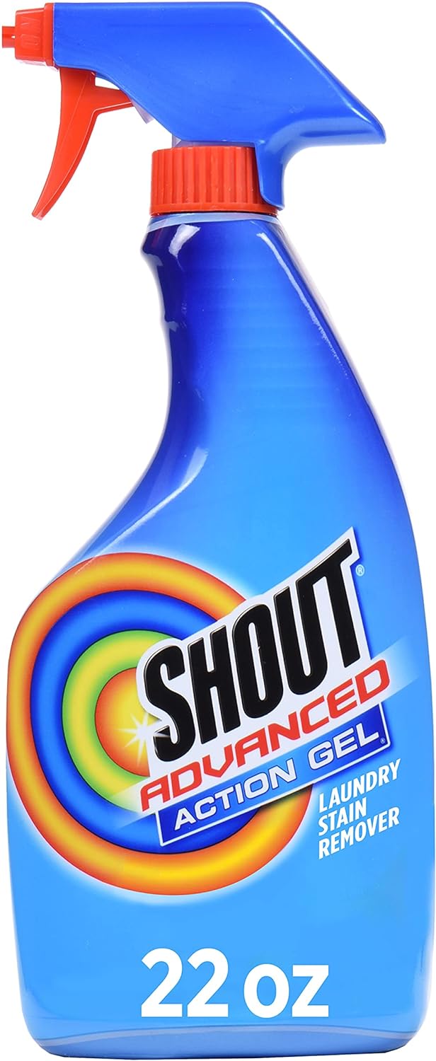 Shout Advanced Laundry Stain Remover Gel, Breaks Down 100+ Types of Tough Stains - 22oz Spray111mysite