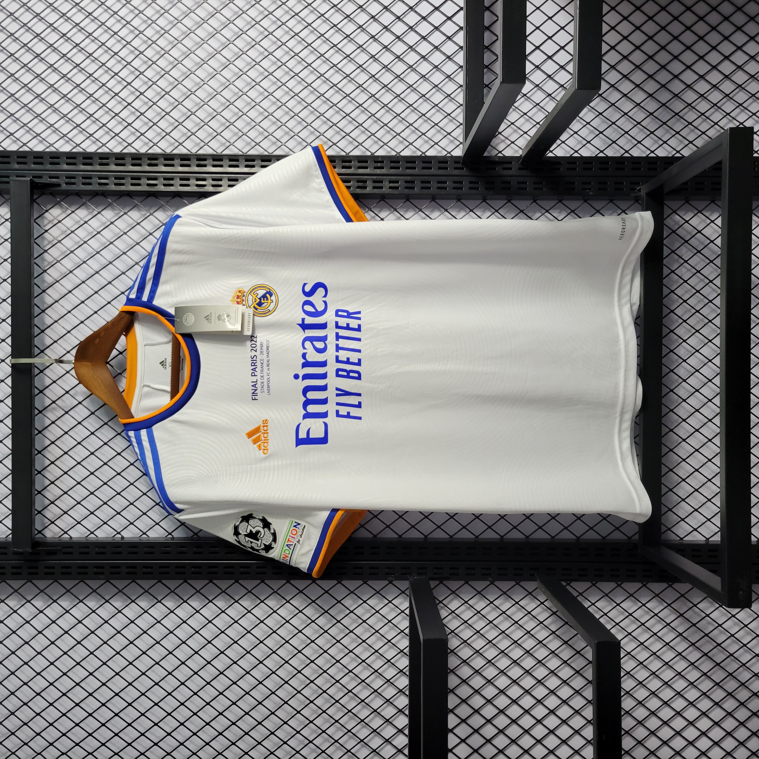 Retro Real Madrid 21-22 Home Stadium Jersey - Champions League Final111