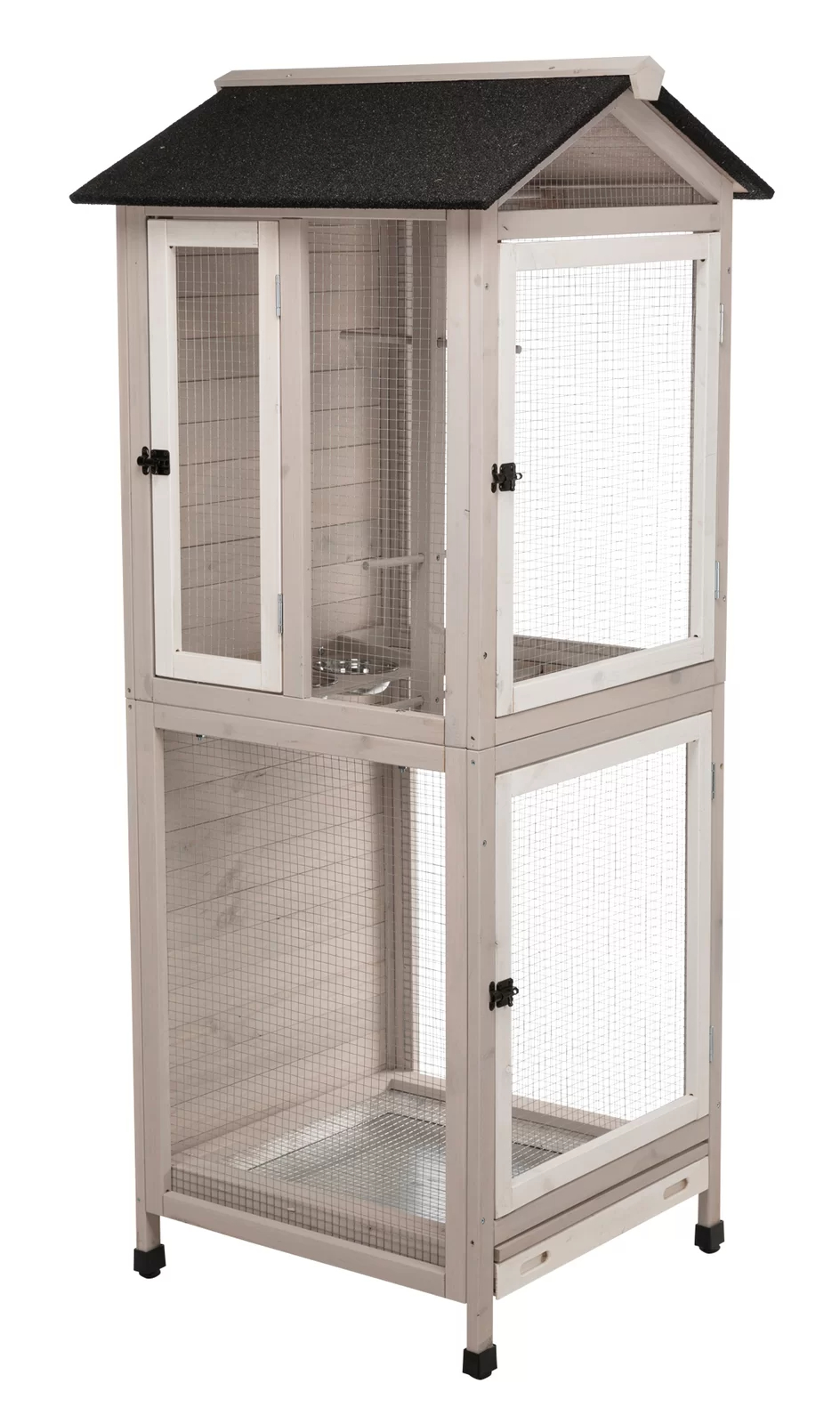 预发布站点、【Pet】Freddy 70'' Pointed Top Flight Cage with Stand、-12345