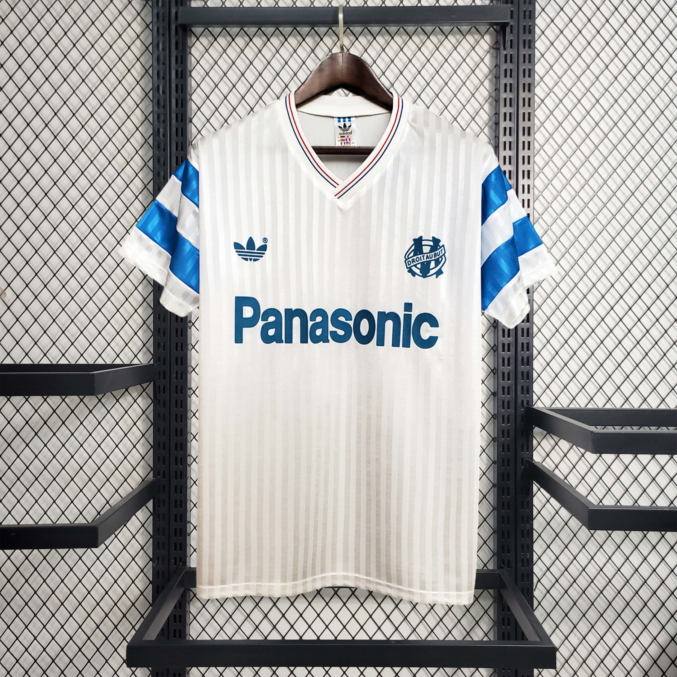 Retro Marseille 1990-91 Home Stadium Jersey111