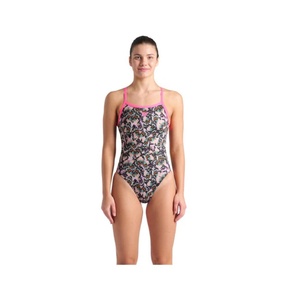 预发布站点、ARENA Women's Butterflies One Piece Swimsuit Challenge Back、mysite-12345