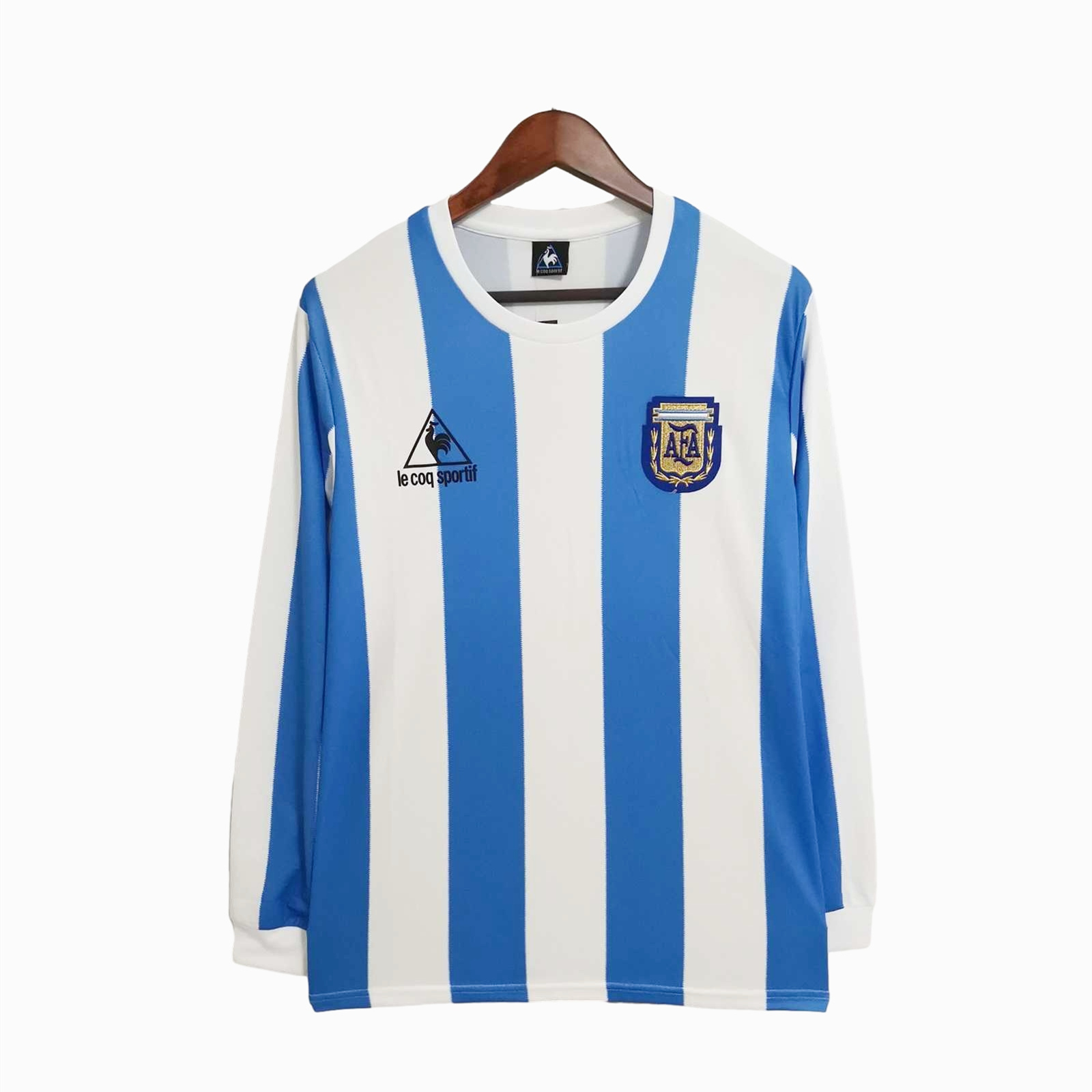 Retro Argentina 1986 Home Stadium Long Sleeve Jersey111