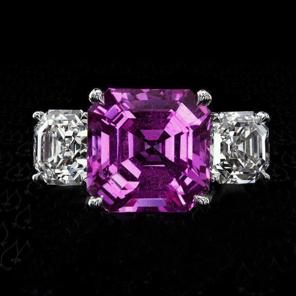 预发布站点、5ct Asscher Cut Amethyst Engagement Ring、testother-12345