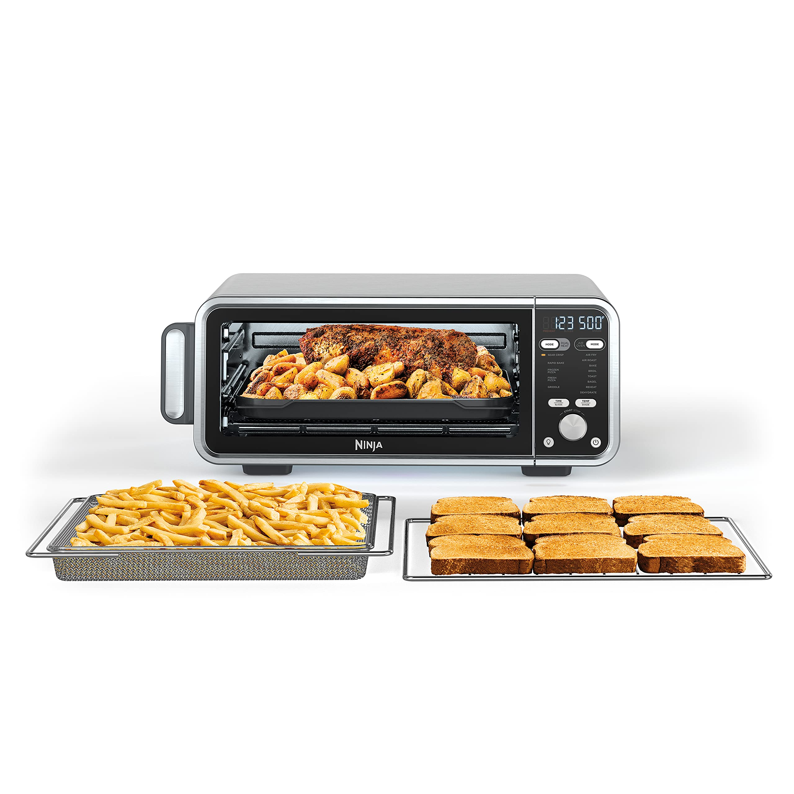预发布站点、【Appliances】Ninja SP301 Dual Heat Air Fry Countertop 13-in-1 Oven with Extended Height, XL Capacity、-12345