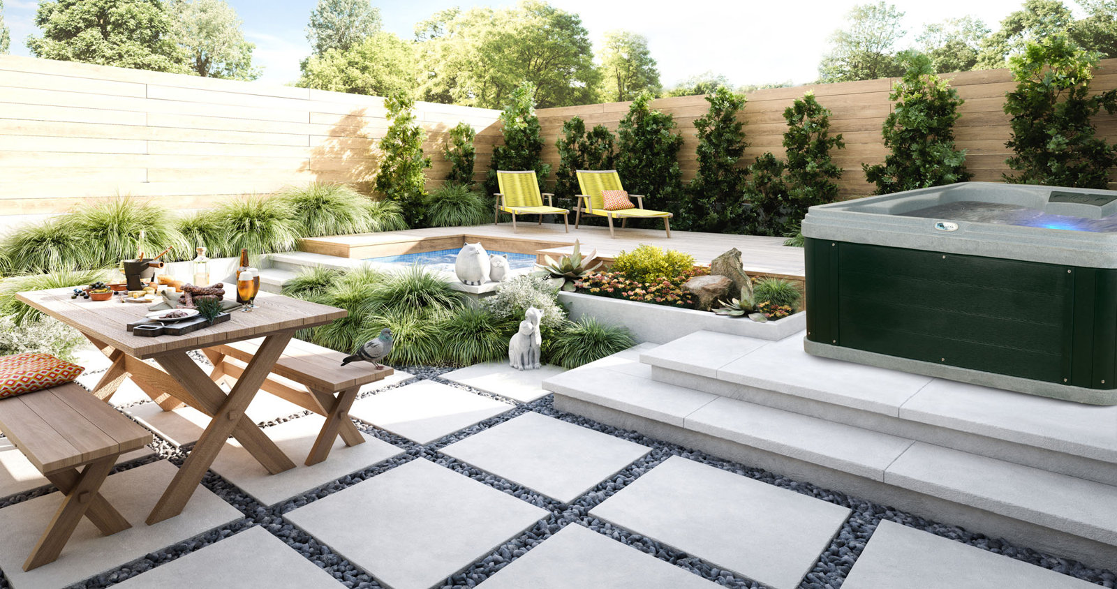 预发布站点、【Sports&Outdoors】Ohana Spas Soothe LS 6-Person 70 - Jet Square Hot Tub with Heater. Ozone and Ice Bucket、-12345