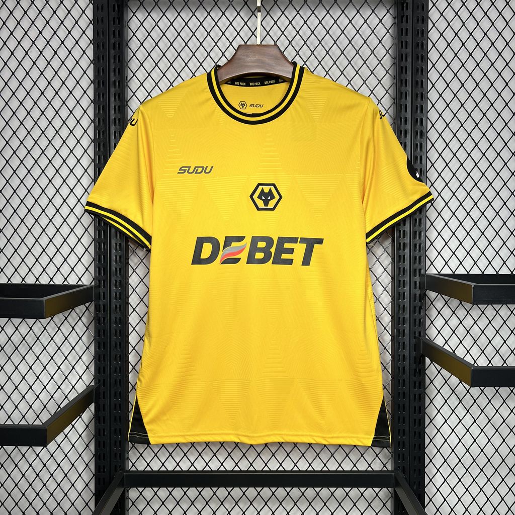 Wolverhampton Wanderers Wolves 24-25 Home Jersey - Fans Version111