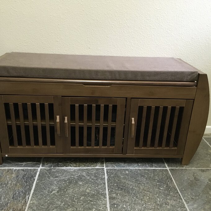 预发布站点、【Furniture】10 Pair Shoe Storage Bench、-12345